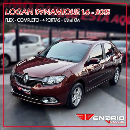 RENAULT LOGAN 1.6 DYNAMIQUE 8V FLEX 4P MANUAL RENAULT LOGAN 1.6 DYNAMIQUE 8V FLEX 4P MANUAL